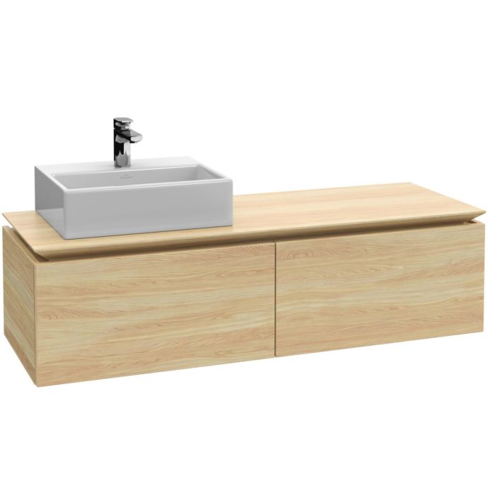 Тумба під раковину Villeroy&Boch Legato 140х38 см ДСП північний дуб B61300VJ