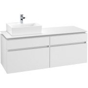 Тумба под раковину Villeroy & Boch Legato 140х55 см ДСП белый матовый B61400MS