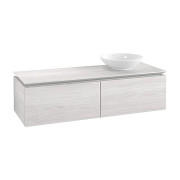 Тумба под раковину Villeroy & Boch Legato 140х38 см ДСП белое дерево B61500E8