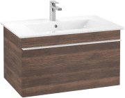 Тумба под раковину Villeroy & Boch Venticello 75,3х50,2 см ДСП дуб аризона/ручка алюминий белый A93402VH