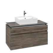 Тумба під раковину Villeroy & Boch Legato 100х55 см ДСП кам'яний дуб B60400RK