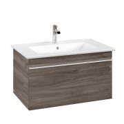 Тумба под раковину Villeroy & Boch Venticello 75,3х50,2 см ДСП каменный дуб/ручка алюминий белый A93402RK
