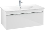 Тумба під раковину Villeroy & Boch Venticello 95,3х50,2 см МДФ глянсовий білий/ручка хром A93501DH