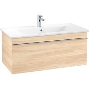 Тумба под раковину Villeroy & Boch Venticello 95,3х50,2 см ДСП вяз печатный/ручка хром A93501PN