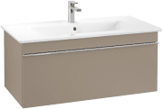 Тумба под раковину Villeroy & Boch Venticello 95,3х50,2 см ДСП трюфель серый/ручка хром A93501VG