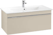Тумба под раковину Villeroy & Boch Venticello 95,3х50,2 см ДСП мягкий серый/ручка хром A93501VK