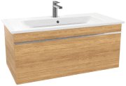 Тумба под раковину Villeroy & Boch Venticello 95,3х50,2 см ДСП дуб канзас/ручка хром A93501RH