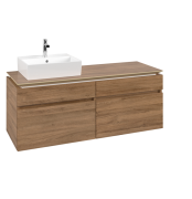 Тумба под раковину Villeroy & Boch Legato 140х55 см ДСП дуб канзас B61400RH