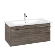 Тумба під раковину Villeroy & Boch Venticello 95,3х50,2 см ДСП кам'яний дуб/ручка хром A93501RK