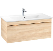 Тумба под раковину Villeroy & Boch Venticello 95,3х50,2 см ДСП вяз печатный/ручка медь A93505PN