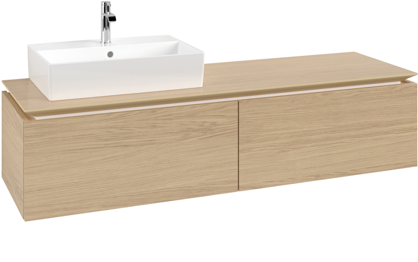 Тумба под раковину Villeroy & Boch Legato 160х38 см ДСП северный дуб B67200VJ