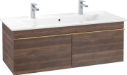 Тумба под раковину Villeroy & Boch Venticello 115,3х50,2 см ДСП дуб аризона/ручка медь A93805VH
