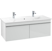 Тумба под раковину Villeroy & Boch Venticello 115,3х50,2 МДФ стекло глянцевое белое/ручка хром A93801RE