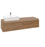 Тумба під раковину Villeroy & Boch Legato 160х38 см ДСП дуб канзас B67200RH