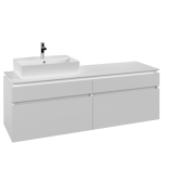 Тумба під раковину Villeroy & Boch Legato 160х55 см ДСП білий матовий B67300MS