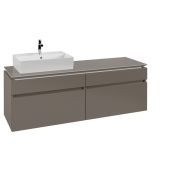 Тумба под раковину Villeroy & Boch Legato 160х55 см ДСП трюфель серый B67300VG