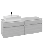 Тумба под раковину Villeroy & Boch Legato 160х55 см ДСП белое дерево B67300E8