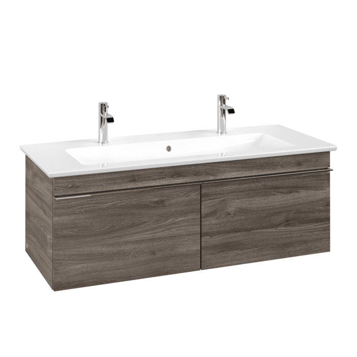 Тумба под раковину Villeroy & Boch Venticello 115,3х50,2 см ДСП каменный дуб/ручка хром A93801RK