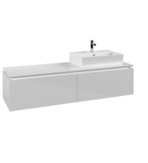 Тумба под раковину Villeroy & Boch Legato 160х38 см МДФ/ДСП белый глянцевый B67400DH