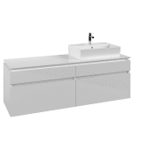Тумба под раковину Villeroy & Boch Legato 160х55 см МДФ/ДСП белый глянцевый B67500DH