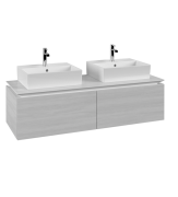 Тумба під раковину Villeroy & Boch Legato 140х38 см ДСП біле дерево B66800E8