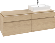 Тумба під раковину Villeroy&Boch Legato 160х55 см ДСП північний дуб B67500VJ