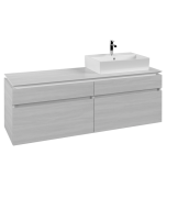 Тумба під раковину Villeroy & Boch Legato 160х55 см ДСП біле дерево B67500E8