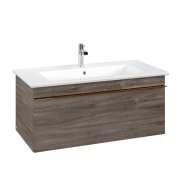 Тумба под раковину Villeroy & Boch Venticello 95,3х50,2 см ДСП каменный дуб/ручка медь A93505RK