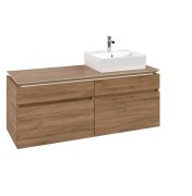 Тумба под раковину Villeroy & Boch Legato 140х55 см ДСП дуб канзас  B61600RH