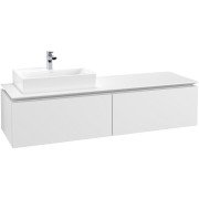 Тумба под раковину Villeroy & Boch Legato 160х38 см ДСП белый матовый B67200MS