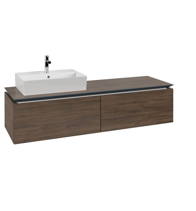 Тумба під раковину Villeroy & Boch Legato 160х38 см ДСП дуб аризона B67200VH