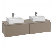 Тумба под раковину Villeroy & Boch Legato 160х38 см ДСП трюфель серый B67600VG