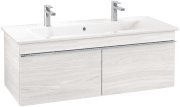 Тумба под раковину Villeroy & Boch Venticello 115,3х50,2 см ДСП/МДФ белое дерево/ручка хром A93801E8