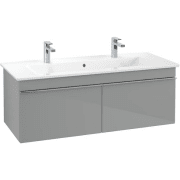 Тумба под раковину Villeroy & Boch Venticello 115,3х50,2 см МДФ стекло глянцевое серое/ручка хром A93801RA