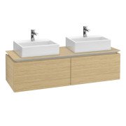 Тумба під раковину Villeroy&Boch Legato 140х38 см ДСП північний дуб B66800VJ