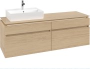 Тумба під раковину Villeroy&Boch Legato 160х55 см ДСП північний дуб B67300VJ