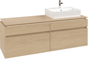 Тумба під раковину Villeroy&Boch Legato 160х55 см ДСП північний дуб B67500VJ