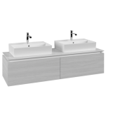 Тумба під раковину Villeroy & Boch Legato 160х38 см ДСП біле дерево B67600E8