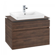 Тумба під раковину Villeroy & Boch Legato 80х55 см ДСП дуб аризона B67900VH