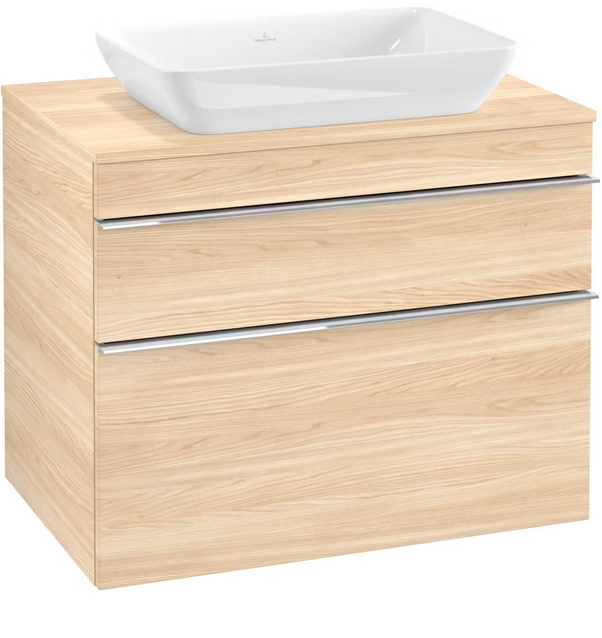 Тумба под раковину Villeroy & Boch Venticello 75,7х50,2 см ДСП вяз печатный/ручка хром A94001PN