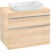 Тумба під раковину Villeroy & Boch Venticello 75,7х50,2 см ДСП в'яз друкарський/ручка хром A94001PN