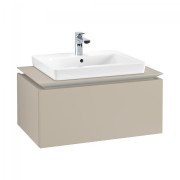 Тумба под раковину Villeroy & Boch Legato 80х38 см ДСП нежно-серый B67800VK