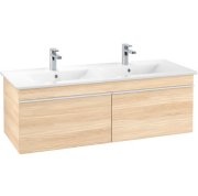 Тумба под раковину Villeroy & Boch Venticello 125,3х50,2 см ДСП вяз печатный/ручка алюминий белый A93902PN