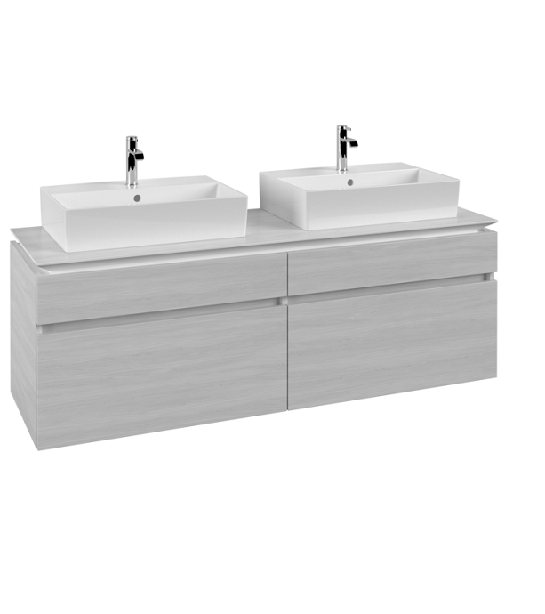 Тумба под раковину Villeroy & Boch Legato 160х55 см ДСП белое дерево B67700E8