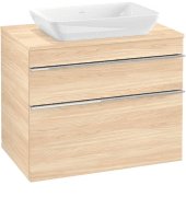 Тумба под раковину Villeroy & Boch Venticello 75,7х50,2 см ДСП вяз печатный/ручка хром A94001PN