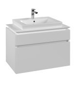 Тумба під раковину Villeroy & Boch Legato 80х55 см ДСП білий матовий B67900MS