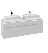 Тумба под раковину Villeroy & Boch Legato 160х55 см ДСП белый матовый B67700MS