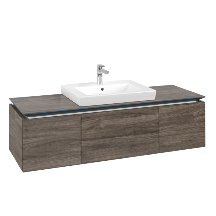 Тумба под раковину Villeroy & Boch Legato 120х38 см ДСП каменный дуб B68200RK