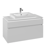 Тумба під раковину Villeroy & Boch Legato 100х55 см ДСП білий матовий B68100MS