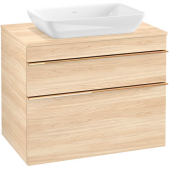 Тумба под раковину Villeroy & Boch Venticello 75,7х50,2 см ДСП вяз печатный/ручка медь A94005PN